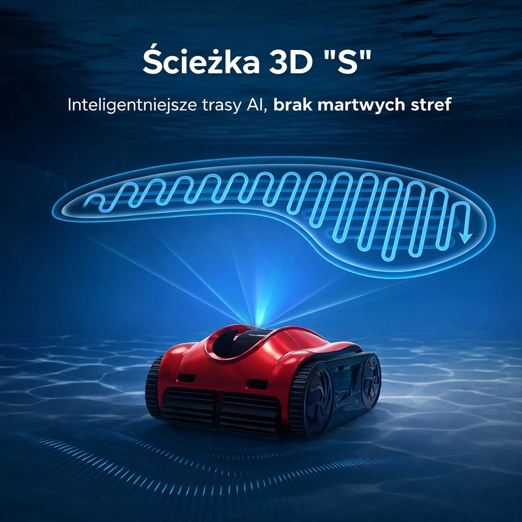 Nawigacja robota basenowego